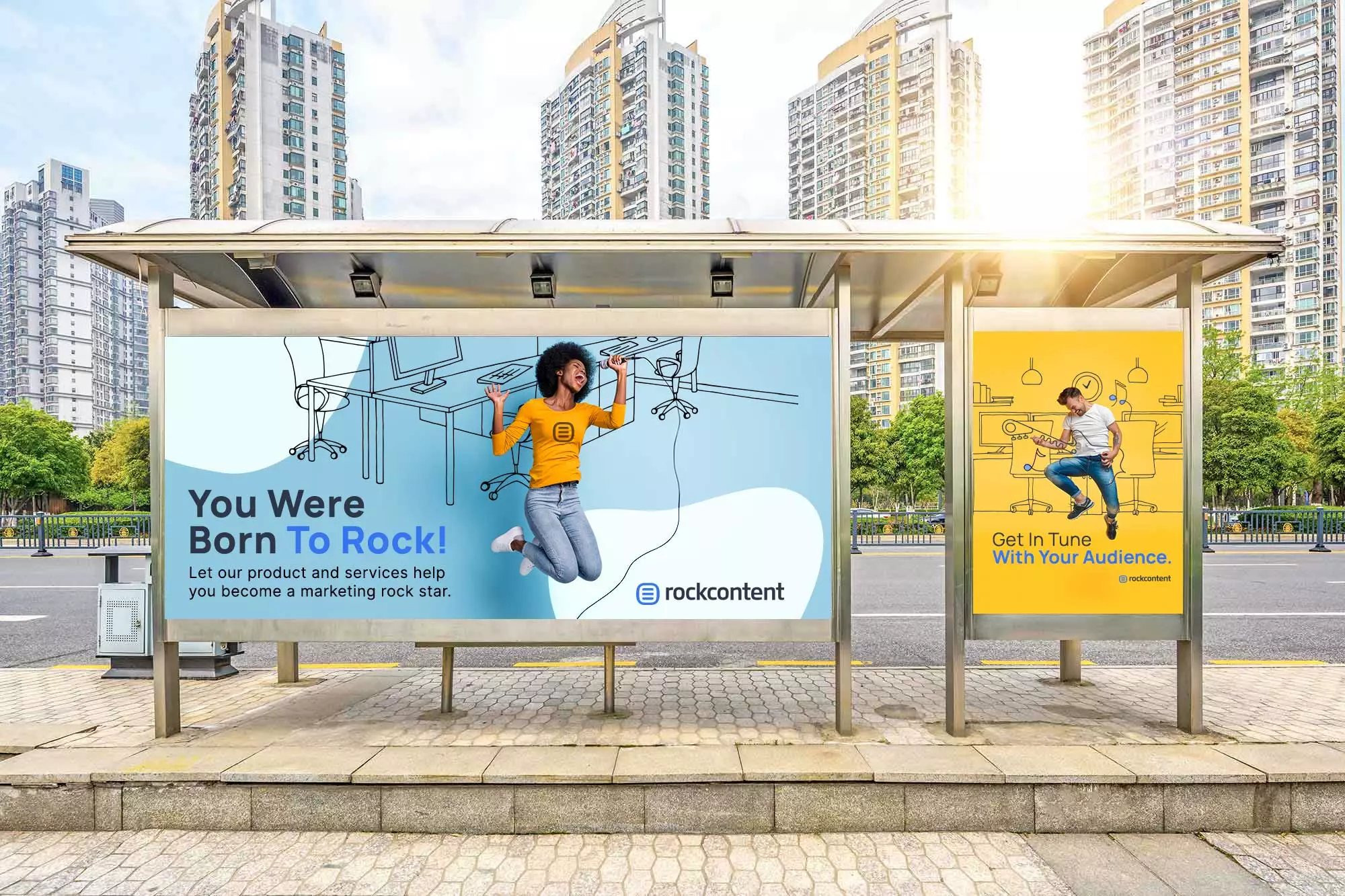 Rock Content Brand Campaign