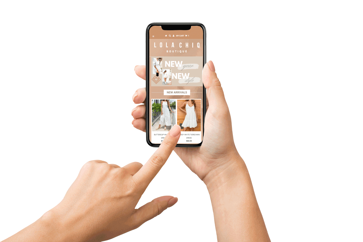 Lola Chiq Boutique responsive design